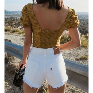 Levi 501 Cut-Off Denim Shorts NWT (never worn)